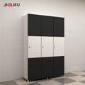 Jialifu Fireproof Three Door Key Phenolic Laminate Sports Gym Lockers Wooden Locker Cabinet