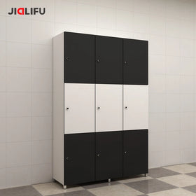Jialifu Fireproof Three Door Key Phenolic Laminate Sports Gym Lockers Wooden Locker Cabinet