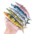 17.8cm-38g Hard Bait Wobbler Artificial Lifelike Multi-Jointed Segmented Fishing Lures