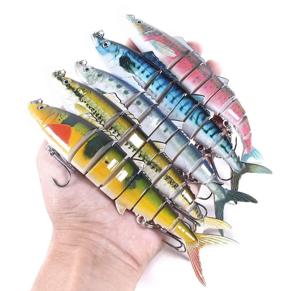 17.8cm-38g Hard Bait Wobbler Artificial Lifelike Multi-Jointed Segmented Fishing Lures