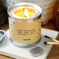 Luxury Custom Empty Metal Silver Base Round 6Oz 8Oz 12Oz Scent Candle Tin Containers With Lid
