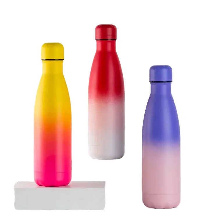 Hot Sale Customized Gift Cola Shape Reusable Water Bottle Double Wall Flask Thermos Bottle Stainless Steel Water Thermos