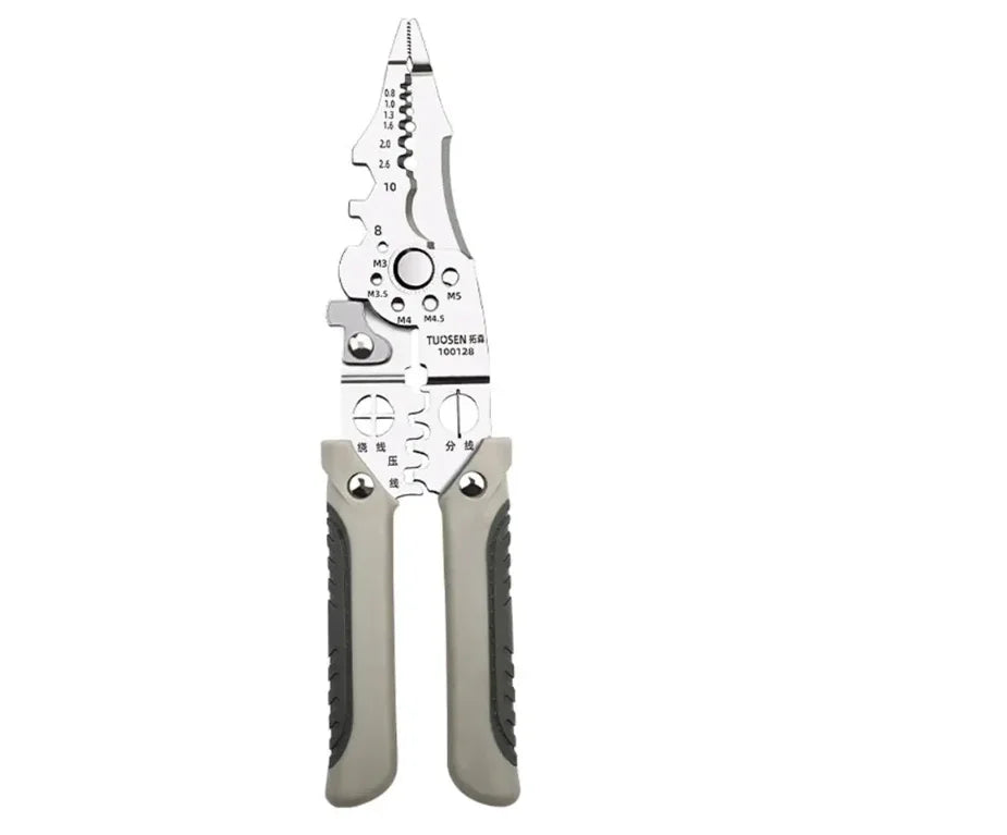Crimper Cable Cutter Adjustable Plier Multifunctional Stripping Crimping Terminal Hand Tool