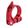 Quick Release Bicycle Seat Clamp 6061 Aluminum Alloy CNC Machined 31.8mm 34.9mm Lightweight Seatpost Lock