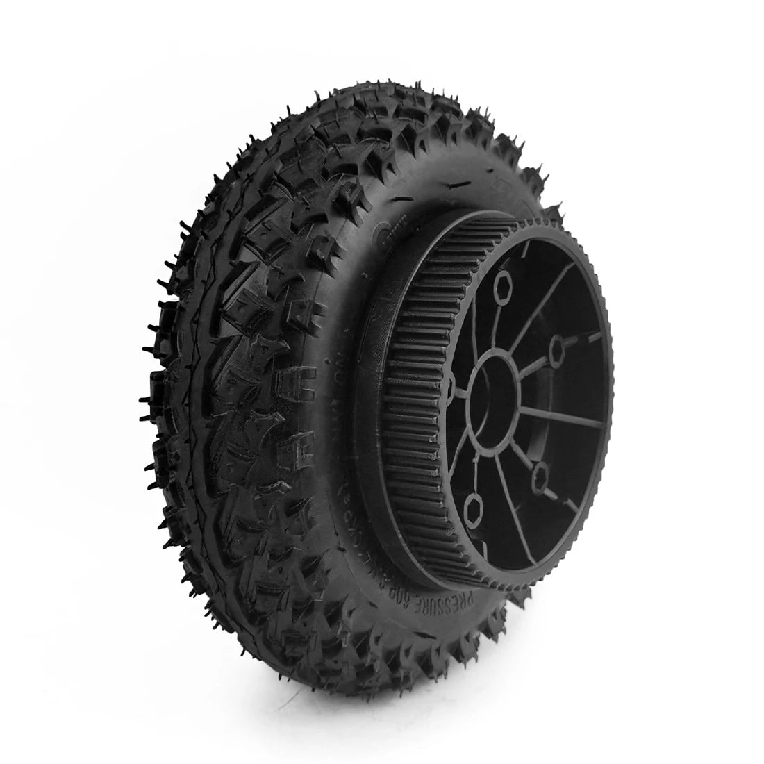 All Terrain Pneumatic 200*50mm Size Off Road Rubber Tire Belt Drive Motor 2 Wheel Skateboard