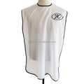 Custom Logo White Nylon Beard Cape for Men Washable Salon Hair Apron with Logo for Shop