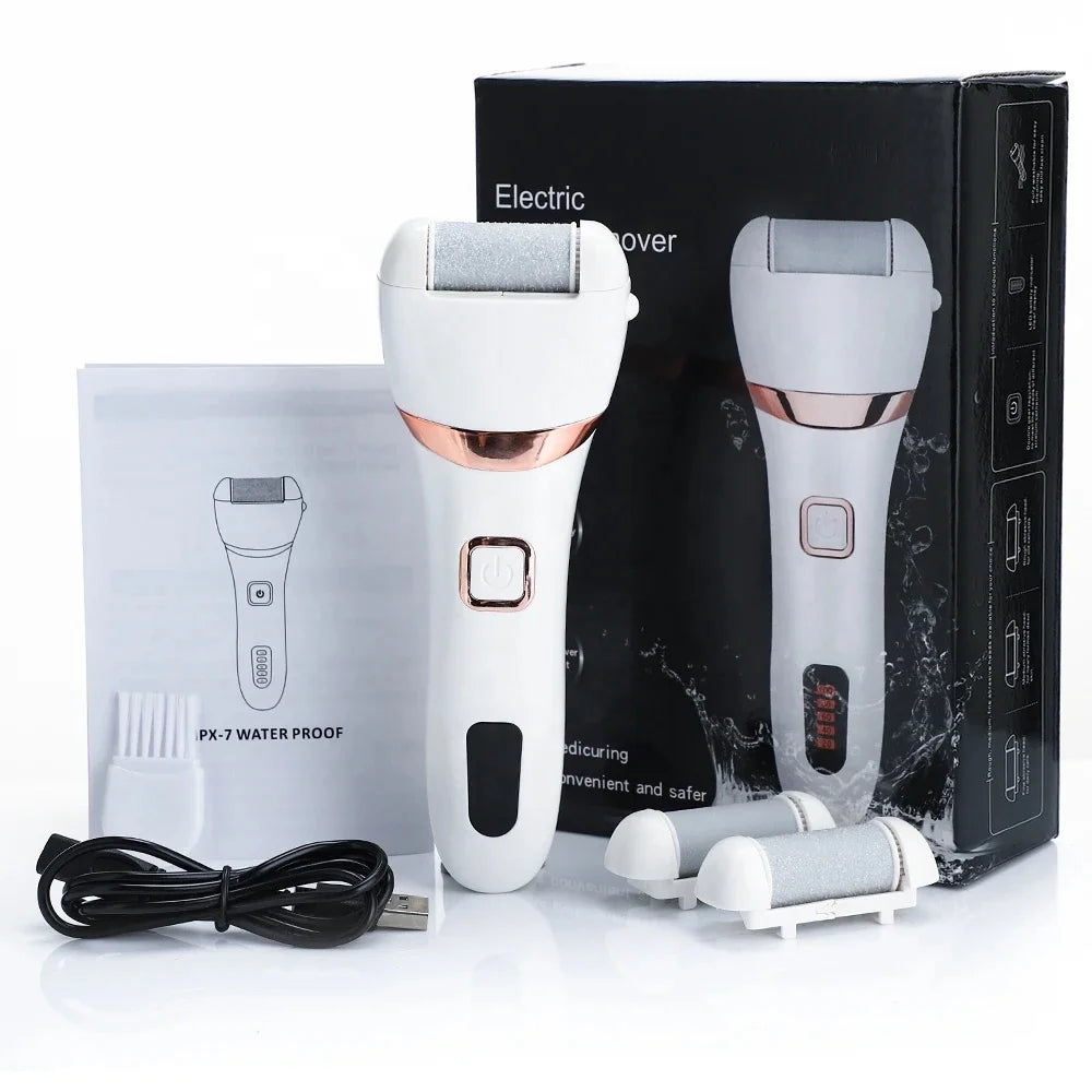 Rechargeable Foot Grinder Electric Foot File Care Tools Callus Remover Machine Pedicure Device Foot Feet for Dead Skin Cracked