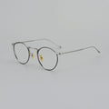 Gold Glasses Retro Round Small Face Pure Titanium Glasses Frame Men's Ultra-light Full-frame Myopia Glasses Women
