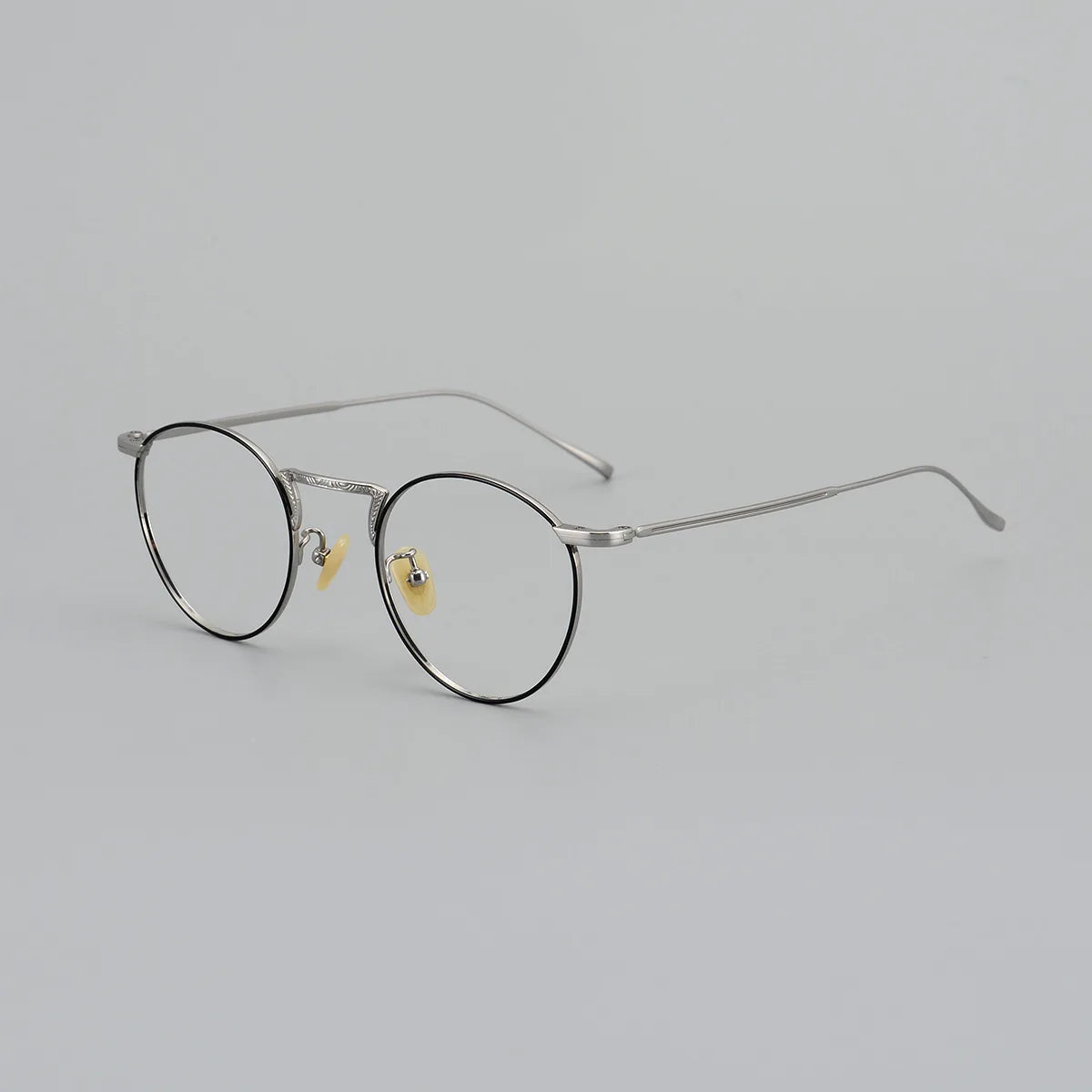 Gold Glasses Retro Round Small Face Pure Titanium Glasses Frame Men's Ultra-light Full-frame Myopia Glasses Women