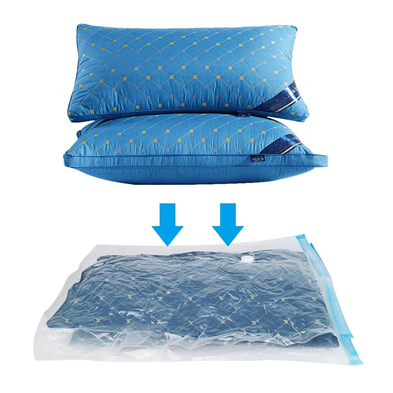 Factory Hot Sale Small Vacuum Storage Bags Living Room Applicable Clothes Saver with Pump Sealed Jumbo Storage Vacuum Bags