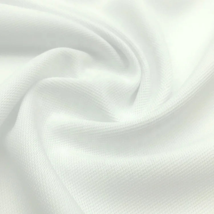 Wholesale 100% Polyester Knit PK Pique Polo Shirt Fabric
