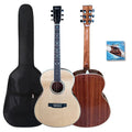 Gloss Finish China Made Custom OEM ODM Nice Sound SJ Style Aiersi Brand Steel String Rosewood Wood Acoustic Guitar