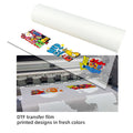 Non-fading 60cm Double Matte Instant Hot Peel Dtf Pet Film Printable Vinyl Direct to Film Printing Transfer for t Shirts