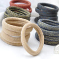 Wholesale Custom Shiny Glitter Knotted Ponytail Holder Yoga Hairband Sports Elastic Hair Ties for Hair Accessories