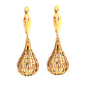 OEM Hot Selling 18K Gold Plated Hollow Drop Earrings for Women Fashion Jewelry Brincos Gifts Gold Color Earings