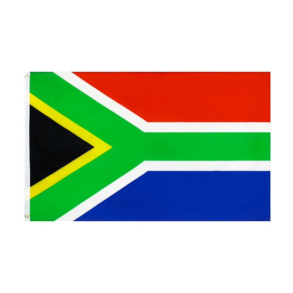 Wholesale 3*5fts the Republic of South Africa Flag Custom Size Polyester EN-71 AZO FREE Soft Ready to Ship