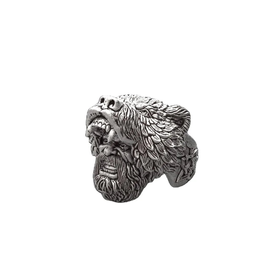 New Design Norse Berserker Viking Bear Berserk Warrior Ring War Rings