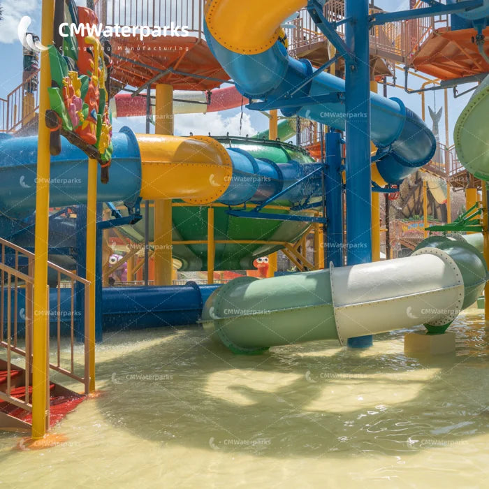 Top Quality Kids Fun Amusement Aqua Park Slide Tube Fiberglass Water Slide for Sale