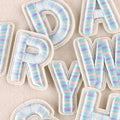 New Custom 4cm 1.5inch Embroidered Letters Iron on Colorful Letter Patches Decals for Clothing