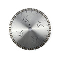 Industrial Grade 14-Inch 300x15x25.4mm Laser Welded Diamond Saw Blade for Granite Cutting with Cooling Holes OEM