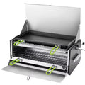 Portable Lightweight Stainless Steel Manual BBQ Oven Outdoor Folding Gas Stove Removable Butane Fuel Camping Hiking Picnics