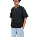 270gsm 100% Cotton Knitted T-Shirt Men Oversized Streetwear Solid Color Blank Design Premium Brand