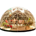 Luxury Resort 3.6M Luxury Geodesic Dome Outdoor Igloo Tent for Family Gatherings & Party Events Trade Show Tents