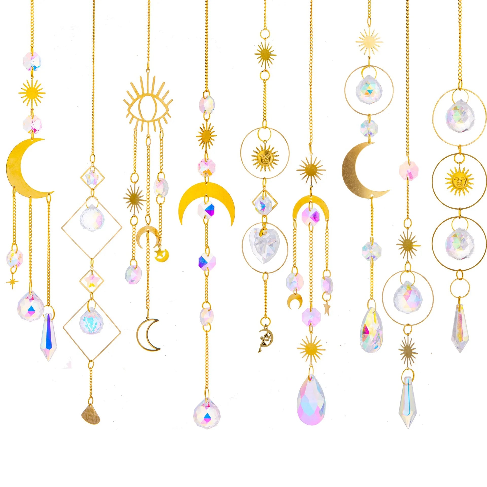 Sun Catcher Rainbow Maker Suncatcher Crystal Prism for Window Home Office Wedding Party Garden Decoration