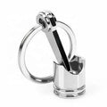 Wholesale Metal Keychain Automobile Piston Key Ring Creative Gifts Personality Engine Modified Piston Car Accessories Key Chain