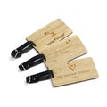 Wood Luggage Tag Tag Wooden Customized Laser Print Bamboo Wood Luggage Tag laser cutting service