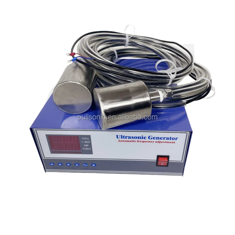Automatic Control Ultrasonic Transducer Generator New Condition Device for Algae and Biofilm Elimination