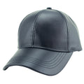 Wholesale Luxury 6 Panel PU Leather Embroidered Vintage Sporty Baseball Caps OEM Design Your Own Logo Adjustable Running Sports
