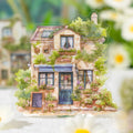 30 Sheets Per Pack of Sticker Packs Fireworks Series Housing Landscape Handbook Decorative Material Stickers 4 Models