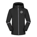 Outdoor Softshell Jacket Hooded Fleece Coat Custom Windproof Fleece Windbreaker for Men