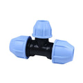 PP COMPRESSION FITTINGS Irriplast Irrigation Custom Water Supply All Size PE Compression Fittings Equal Tee HDPE Pipe Fittings