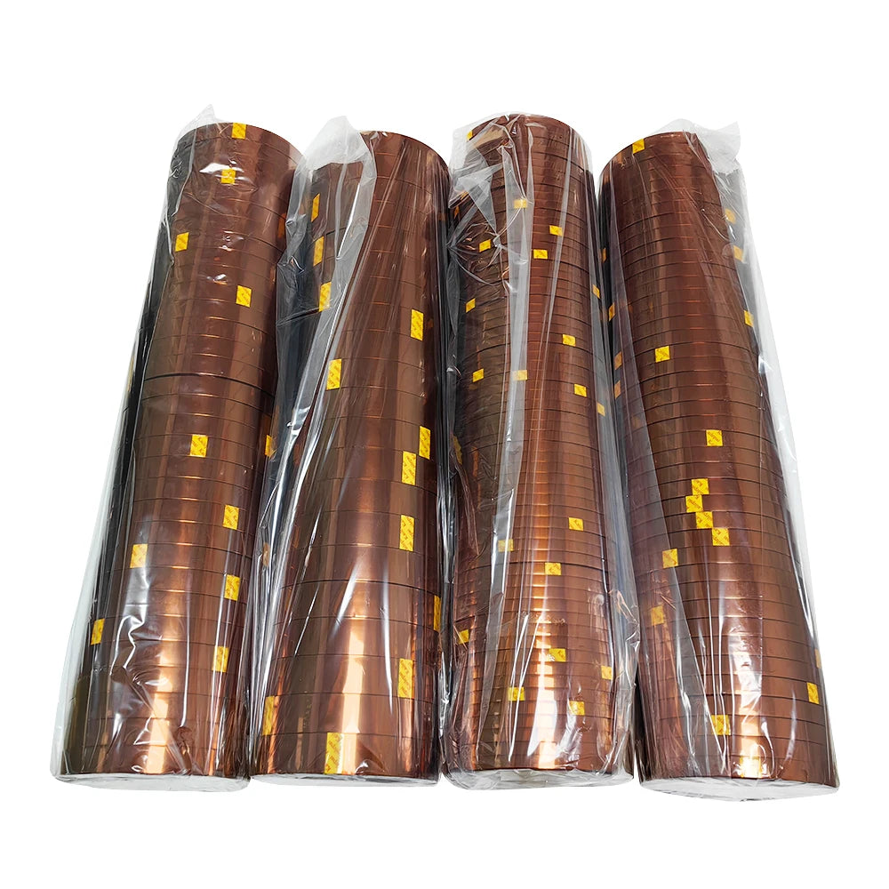 ALLESD Insulated Polyimide Non Residue Brown Anti-Static Tape High-Temperature Resistant PI-PET ESD Gold Finger Tape