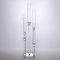 Luckygoods 5 Arm Crystal Candelabra Wedding Table Centerpieces Decoration for Party Home Decor ZT220030 Manufacture Price