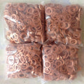 M8 Thin Brass Cooper Washer Plain Finish Bonded Style