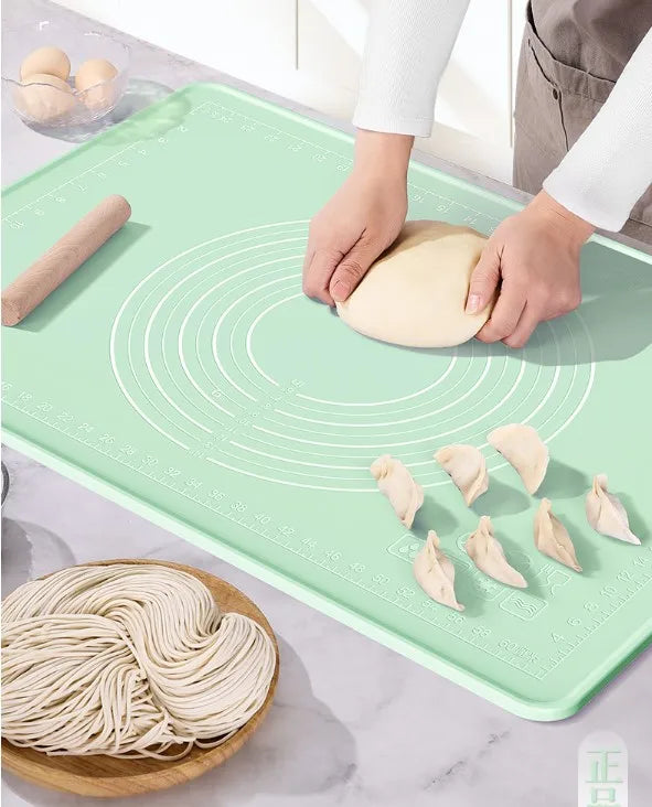 Silicone Non-stick Thickened and Enlarged Pastry Mat Kneading Rolling Dough Mat Baking Sheet Silicone Baking Mat for Cooking
