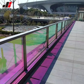 Water Resistant Self-Adhesive Frosted Glass Window Tint Dichroic Rainbow Film Home Decoration Privacy Protection Glossy PET