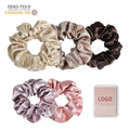 22 Momme 5cm Silk Hair Scrunchies 100% Pure Silk Hair Scrunchies for Woman Wholesale