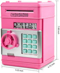 RTS Piggy Bank Electronic ATM Password Cash Coin Can Auto Scroll Paper Money Saving Box Toy Gift for Kids
