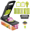 New Design 14 in 1Manual Hand Blender Vegetable Chopper Multi Function Potato Vegetable Cutter Onion Cutter Vegetable Chopper