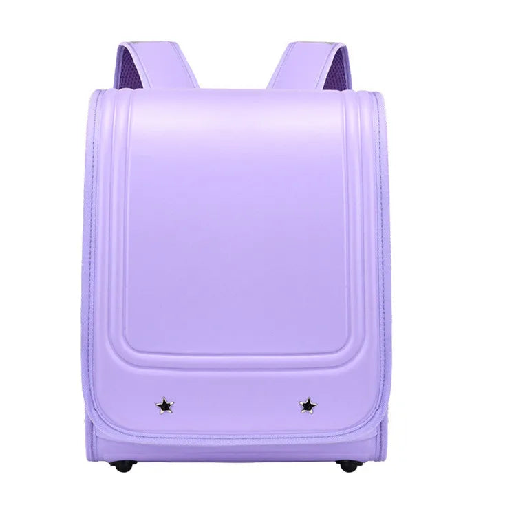 High Quality PU Waterproof Cartoon School Backpack for Boys Girls Grade 2-4 Customized Logo Cute Style Japanese Primary Kids