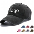 Unisex Sport Dad Hat with Custom Logo Patch Embroidery 6 Panel Washed Denim Baseball Cap Stylish Street Image Fashion