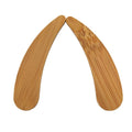 Cosmetic Spatula Cream Spoon 49mm & 54mm Bamboo Makeup Tools Custom Skin Care Spatula for Skin Care