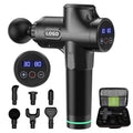 Home Office Massage Gun 30 Speed High Powerful Deep Tissue Muscle Percussion Massage Therapy Gun With Lcs Screen