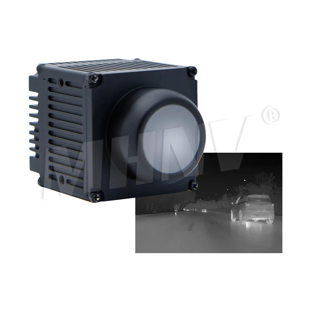 MHNV Automotive-grade Quality 384*288px Pedestrian Recognition & Safety Warnings with AI Control Box IP67 Camera