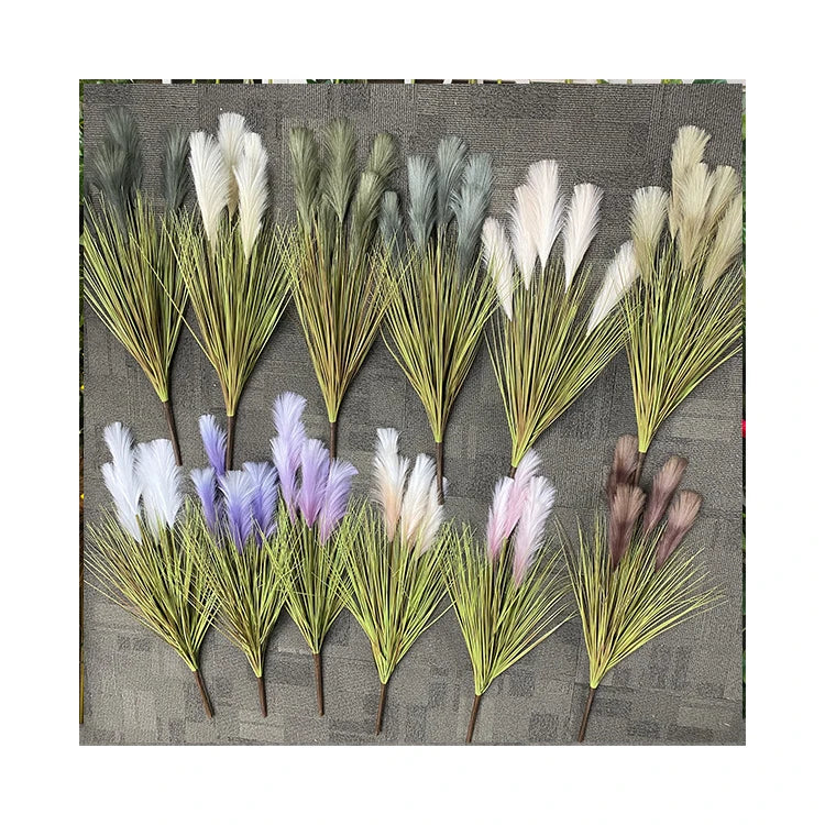 Professional Manufacture  Five- Branch Big Reed Feathers  Decoration Artificial Feather