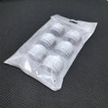 6pcs Clear Self Adhesive Floor Doorstop Transparent Door Holder Heavy Duty With Rubber Acrylic Shower Door Stopper